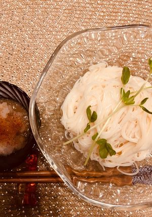 暑い日の辛味そうめん 暑さ乗り切ろう！-レシピのメイン写真