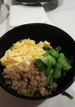鯛あらで！！鯛そぼろ→三色丼&鯛茶漬け！-レシピのメイン写真