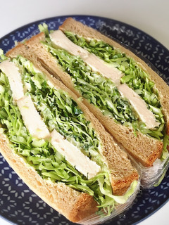 大葉と山葵でさっぱりチキンサンド-レシピのメイン写真