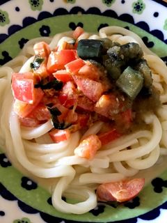トマト冷やしうどん-レシピのメイン写真