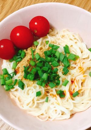 辛旨☆かんたん豆乳そうめん-レシピのメイン写真
