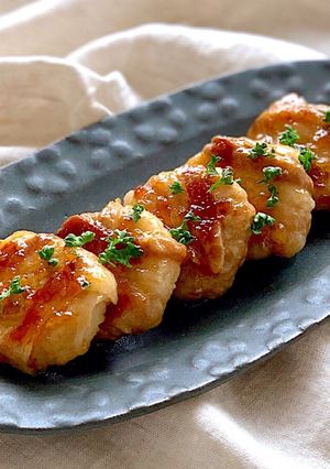 市販のドレッシングで！長芋の肉巻きソテー-レシピのメイン写真