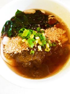 ★3分★舞茸とろろ昆布スープ☆-レシピのメイン写真