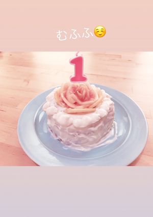 卵アレルギー安心の1歳のお誕生日ケーキ♬-レシピのメイン写真