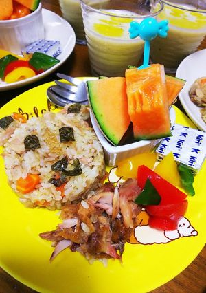 くま⊂(^(工)^)⊃さんワンプレート♪-レシピのメイン写真