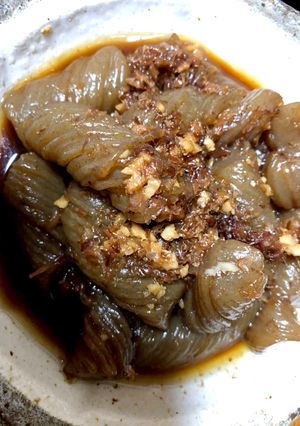 蒟蒻のガーリック醤油炒め-レシピのメイン写真