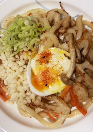 焼きたぬきうどん-レシピのメイン写真