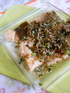 干しタラの酢漬けと昆布ちりめんのタパス-レシピのメイン写真