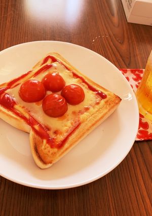 とろりんプチッ至福のミニトマトースト♡-レシピのメイン写真