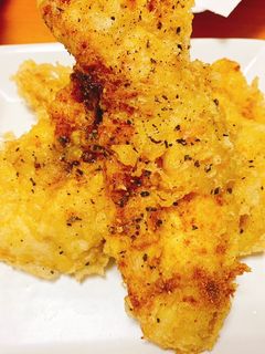 カレーとり天(ササミのカレー風味天ぷら)-レシピのメイン写真