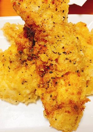 カレーとり天（ササミのカレー風味天ぷら）-レシピのメイン写真