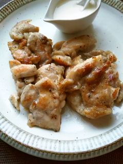 鶏肉の塩焼き~わさびマヨクリームがけ~-レシピのメイン写真