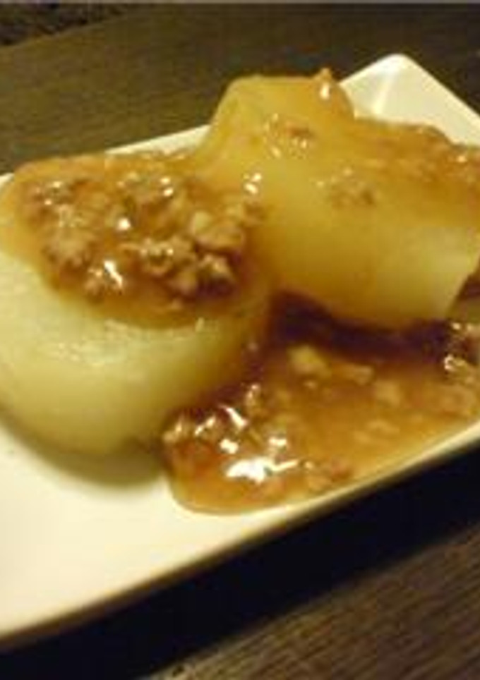 大根の中華風そぼろ餡-レシピのメイン写真