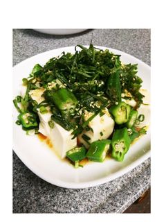 オクラと大葉の中華風冷奴-レシピのメイン写真