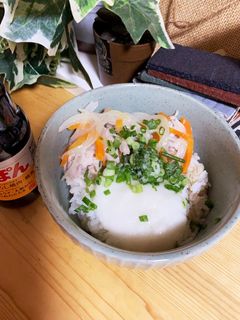 あっさり☆豚しゃぶ麦とろ丼-レシピのメイン写真