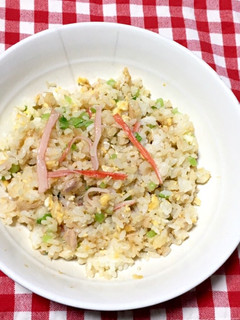 節約!ちくわと小松菜の炒飯-レシピのメイン写真