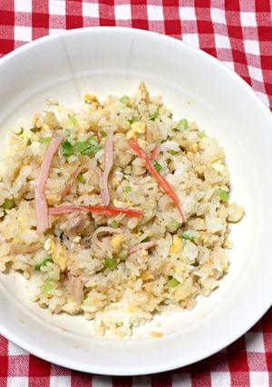 節約！ちくわと小松菜の炒飯-レシピのメイン写真