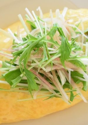 コツ紹介！　さっぱり餡掛け梅オムライス-レシピのメイン写真