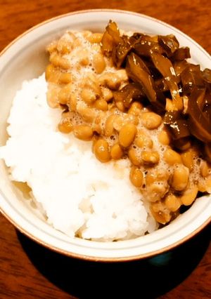 水戸の食卓より♪茎わかめ納豆-レシピのメイン写真