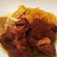 簡単美味・牛すね肉のすき焼き風