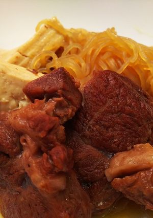 簡単美味・牛すね肉のすき焼き風-レシピのメイン写真