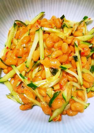 ☀食欲増進☀胡瓜とキムチと納豆で…-レシピのメイン写真