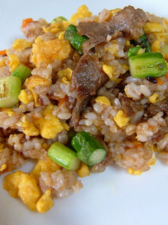 牛肉とアスパラのチャーハン☆柚子胡椒風味-レシピのメイン写真