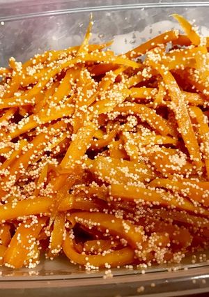 弁当の彩りに！人参のタラコ炒め-レシピのメイン写真