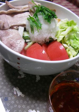 【男の料理】夏のこぶ締めうどん-レシピのメイン写真