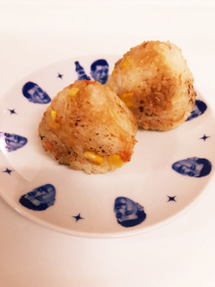 ❁鮭とコーンの焼きおにぎり❁-レシピのメイン写真