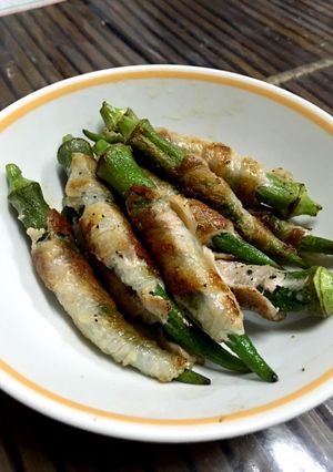 おくらの豚肉巻き-レシピのメイン写真