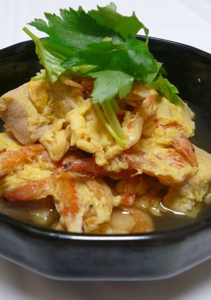 高野豆腐の卵とじ-レシピのメイン写真