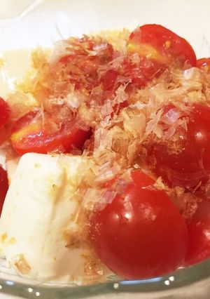 家にあるもので★お豆腐の和風カプレーゼ-レシピのメイン写真