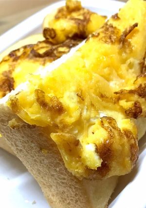 あまじょっぱい♡たまご焼きトースト-レシピのメイン写真