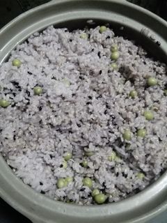 黒米の豆ご飯-レシピのメイン写真