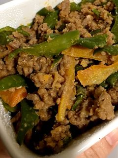 万願寺と肉味噌炒め-レシピのメイン写真