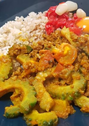 炒めるだけ5分で出来るゴーヤドライカレー-レシピのメイン写真