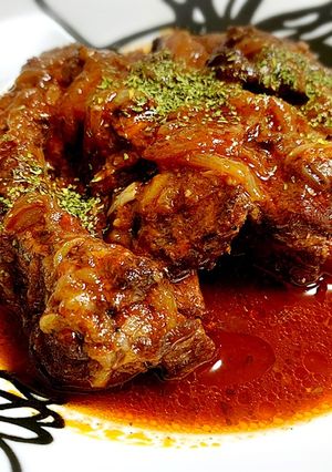 圧力鍋で☆スペアリブの赤ワイン煮込み-レシピのメイン写真