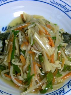 簡単!! あじの野菜たっぷりあんかけ-レシピのメイン写真