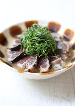 戻り鰹の大葉だし茶漬け-レシピのメイン写真
