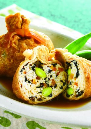優しいおだしの味わい♪野菜の巾着煮-レシピのメイン写真