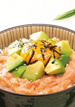 アボカド&サーモンたたき丼-レシピのメイン写真