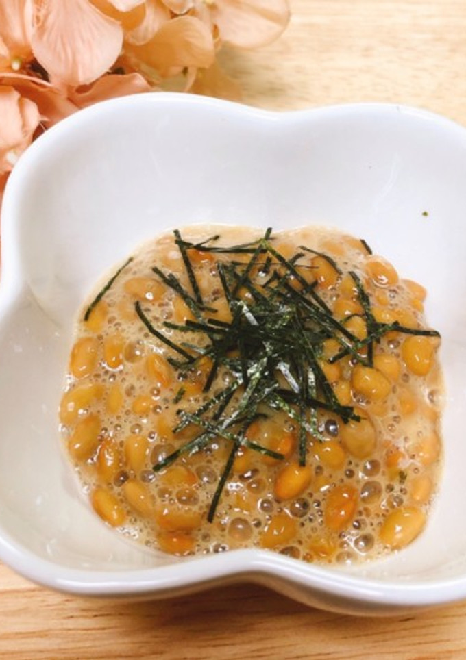 卵掛け納豆ꕤ鰹節&刻み海苔-レシピのメイン写真