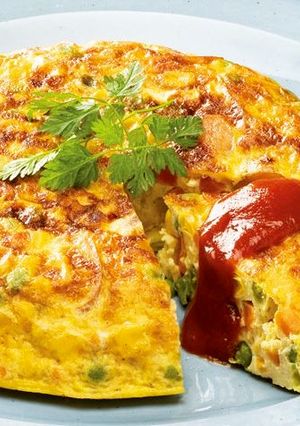 炊飯器で簡単オムレツ-レシピのメイン写真