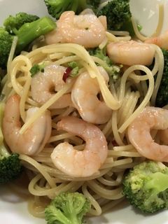 冷製パスタ ブロッコリーとエビのペペロン-レシピのメイン写真