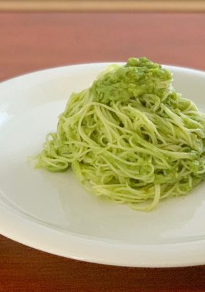 アボカドと柚子胡椒の冷製パスタ-レシピのメイン写真
