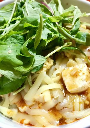麻婆豆腐丼★とろけるチーズのせ-レシピのメイン写真
