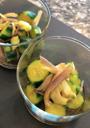 きゅうりとセロリの黒酢醤油漬け-レシピのメイン写真