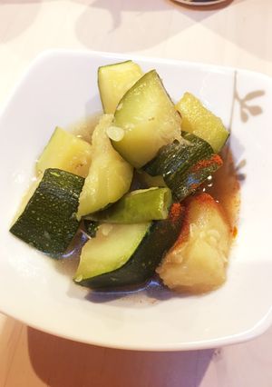 ズッキーニ(夏野菜)の煮びたし-レシピのメイン写真