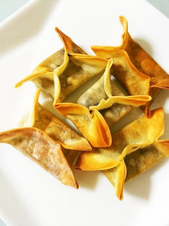 餃子の皮でパイ風♫パリパリチョコ包み焼き-レシピのメイン写真